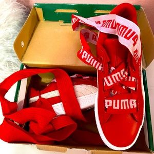 Puma Basket Heart Sneakers size 7